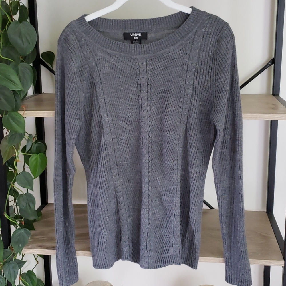 VERVE ami Gray Sweater